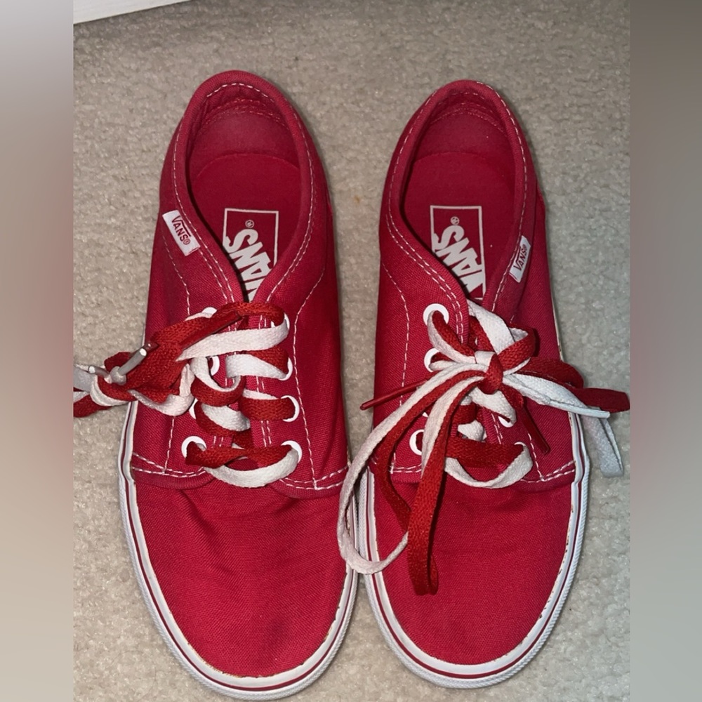 Red Vans - Picture 6 of 6
